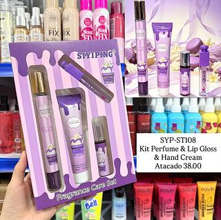 Kit Perfume+ Heand Cream + Lip Gloss Siyiping