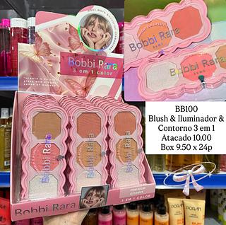 Blush & Iluminador & Contorno Bobbi Rara