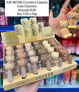 Corretivo Líquido Com Chaveiro Amor Anjo (somente avulso)