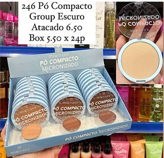 Pó Compacto Micronizado Grupo Escuro Mia Make