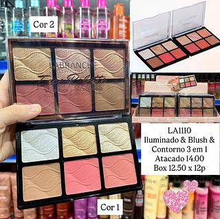 Iluminador & Blush & Contorno 3 em 1 Labranche (somente avulso)