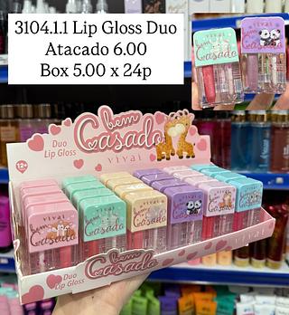 Lip Gloss Duo Bem Casado Vivai