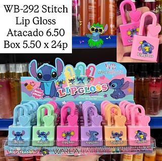 Lip Gloss Stitch com Chaveiro Wardabeauty