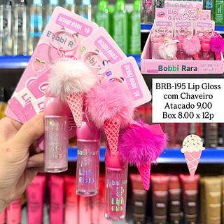 Lip Gloss com Chaveiro Bobbi Rara