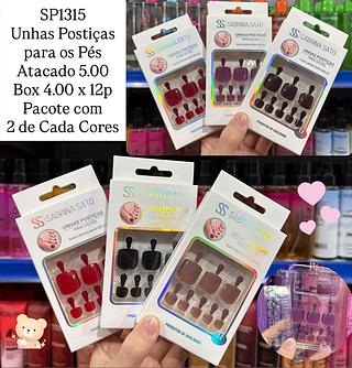 Unhas Postiças para os Pés Sabrina Sato