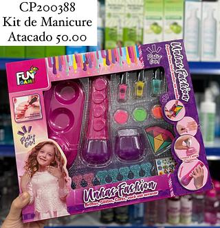 Kit de Manicure Infantil Unhas Fashion Fun Game