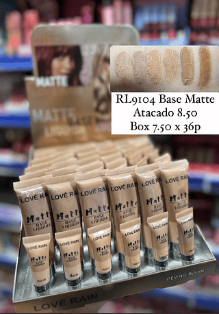 Base Líquida Matte Lové Rain (somente avulso)