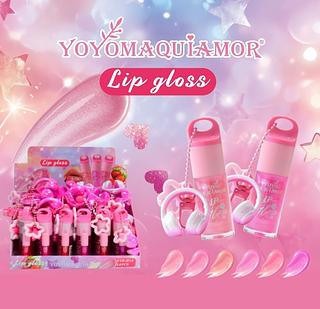 Lip Gloss com Chaveiro Yoyo Maquiamor