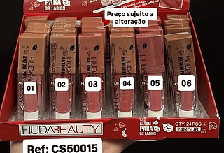 Batom Líquido Huda Beauty (somente peças)