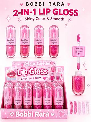 Lip Gloss 2 em 1 Bobbi Rara