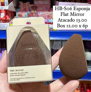 Esponja Flat Mirror Glass Ruby Rose