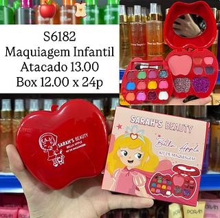 Kit Maquiagem Infantil Bella Apple Sarah's Beauty