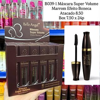 Máscara Super Volume Marrom Efeito Boneca Belle Angel
