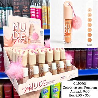 Corretivo Líquido com Pompom Nude New Febella