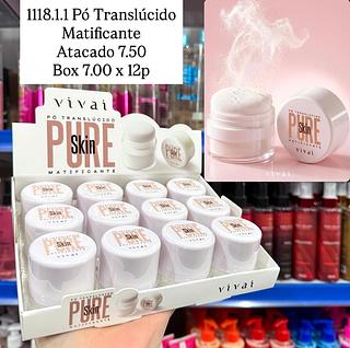 Pó Traslúcido Matificante Pure Skin Vivai