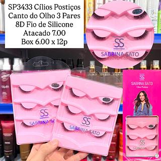 Cílios Postiços Canto do Olho 3 Pares Sabrina Sato F003