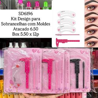 Kit Design Para Sobrancelhas com Moldes