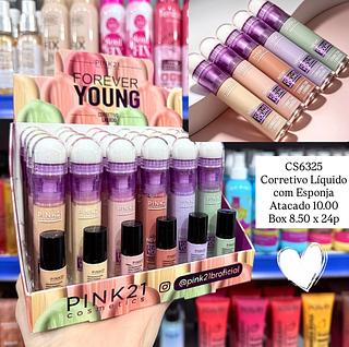 Corretivo Colorido Camuflagem Forever Young Pink 21