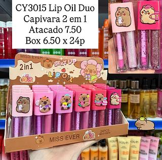 Lip Oil Capivara 2 em 1 Miss Ever