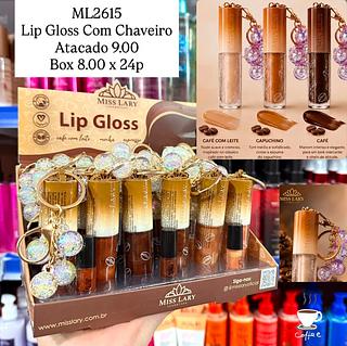 Lip Gloss com Chavieiro Miss Lary