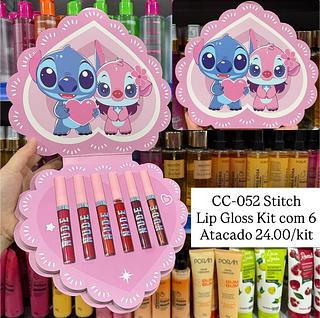 Kit com 6 Lip Gloss Stitch