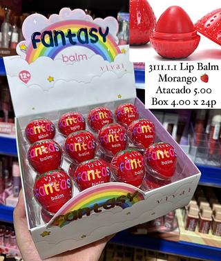 Lip Balm Morango Fantasy Vivai (somente avulso)