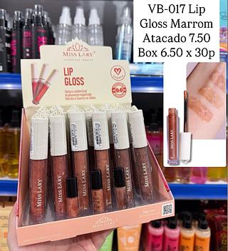 Lip Gloss Marrom Miss Lary