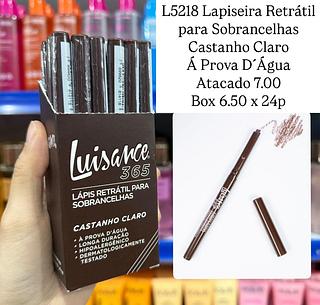 Lapiseira Retrátil Para Sobrancelhas Castanho Claro Á Prova D´Água Luisance (somente peças)