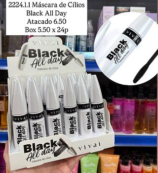 Máscara de Cílios Black All Day Vivai