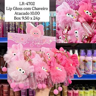 Lip Gloss com Chaveiro Lové Rain