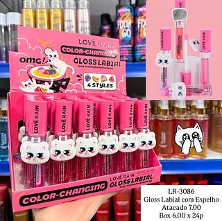 Gloss Labial Color Cute Cat Lové Rain