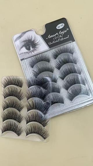 Cílios Postiços 5D 5 Pares Amor Anjo