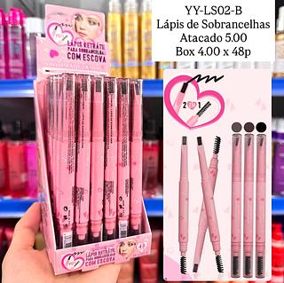 Lápis Retrátil para Sobrancelhas com Escova Yoyo Maquiamor