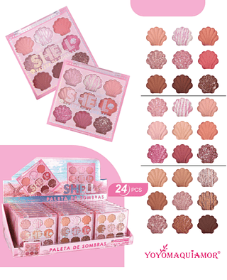 Paleta de Sombras Shell Yoyomaquiamor