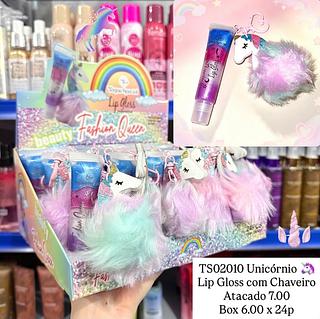 Lip Gloss Fashion Queen com Chaveiro Toque Special