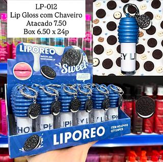 Lip Gloss Oreo com Chaveiro