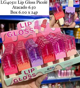 Lip Gloss Glitter Sorvetinho Febella (somente peças)