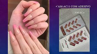 Unhas Postiças Clássicas Amor Anjo