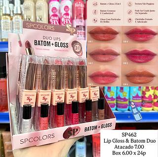 Lip Gloss & Batom Duo Sp Colors