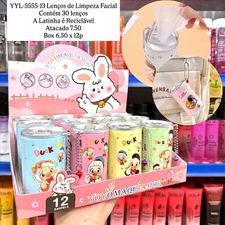 Lenços de Limpeza Facial com Chaveiro Yoyo Maquiamor