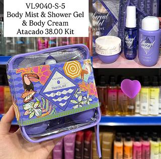 Body Mist & Shower Gel & Body Cram V.v.Love