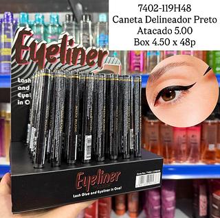 Caneta Delineador Preto Miss Rôse