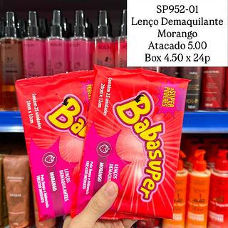 Lenço Demaquilante Morango Babasuper Super Poderes
