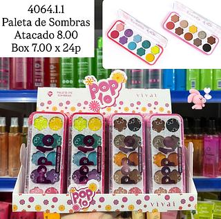 Paleta de Sombras Pop 10 Vivai