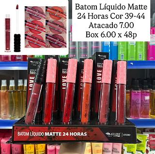 Batom Líquido Matte 24 Horas 39-44 Max Love