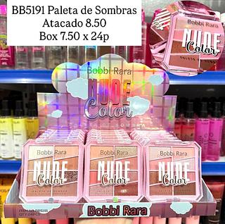 Paleta de Sombras Nude Color Bobbi Rara