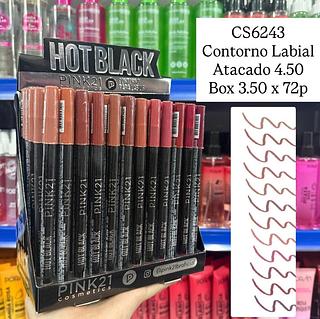 Contorno Labial Hot Black Pink21