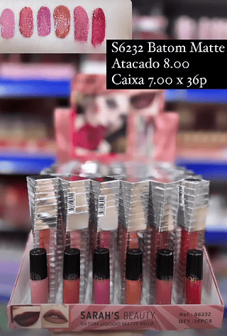 Lip Gloss Sarah's Beauty (somente avulso)