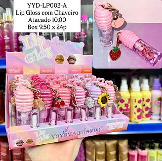 Lip Gloss Honey com Chaveiro Frutas Yoyo Maquiamor