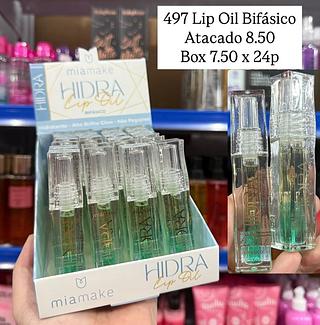 Lip Oil Bifásico Hidra Mia Make